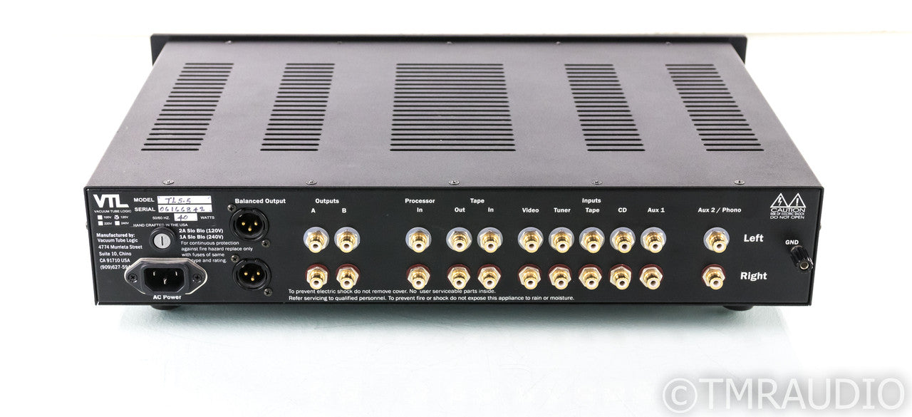 VTL TL5.5 Stereo Tube Preamplifier; TL-5.5; Remote