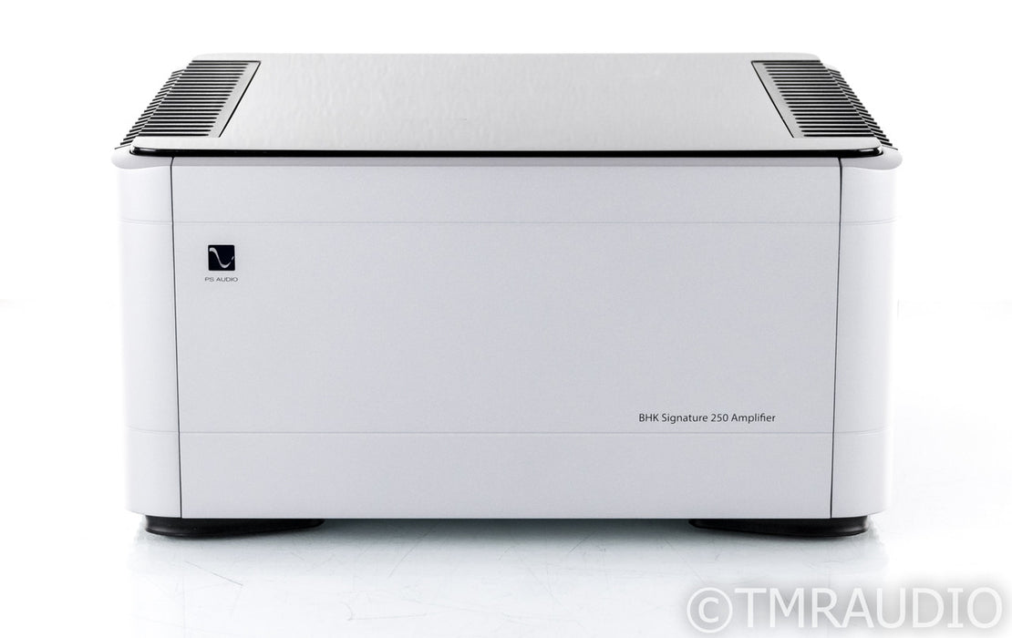 PS Audio BHK Signature 250 Stereo Power Amplifier; Tube Hybrid; Silver (Used)