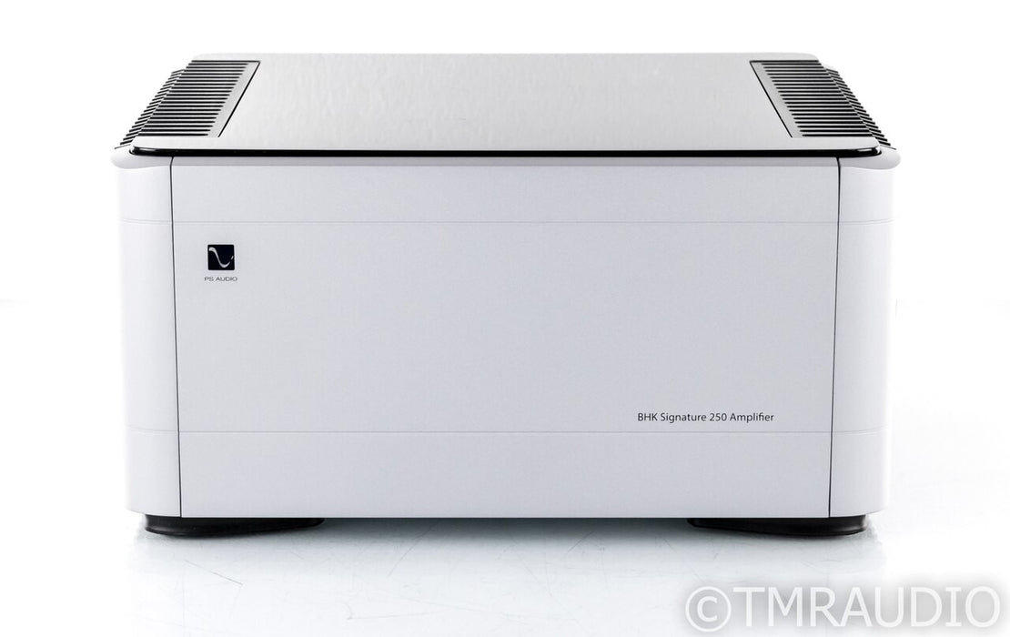 PS Audio BHK Signature 250 Stereo Power Amplifier; Tube Hybrid; Silver (Used)