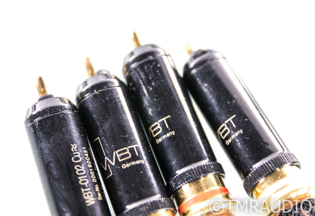 Kimber Kable KS-1016 RCA Cables; 1m Pair; WBT-0102CU; Kimber Select