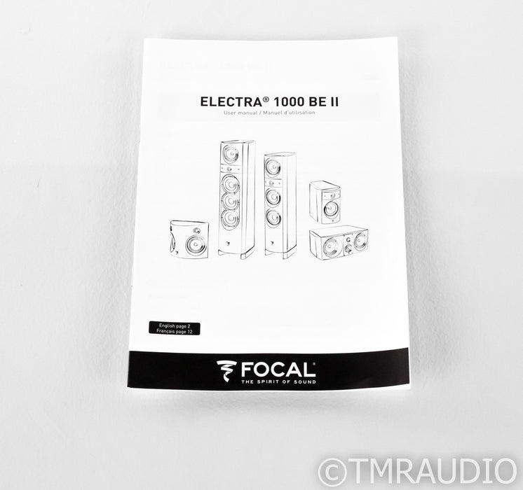 Focal Electra CC1008 BE II Center Channel Speaker; Walnut / Black