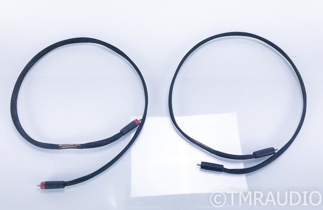 Morrow Audio PH-6 Phono RCA Cables; 1m Pair Interconnects