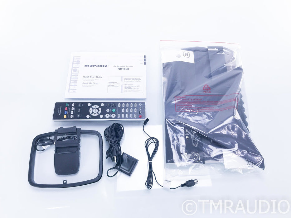 Marantz NR1608 7.2 Channel Home Theater Receiver; NR-1608; Remote