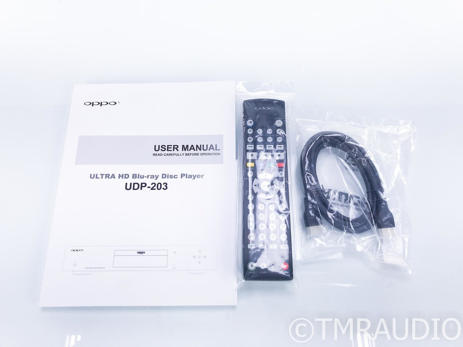 Oppo UDP-203 4K UHD Universal Blu-Ray / SACD Player; UPD203 (New / Open Box)