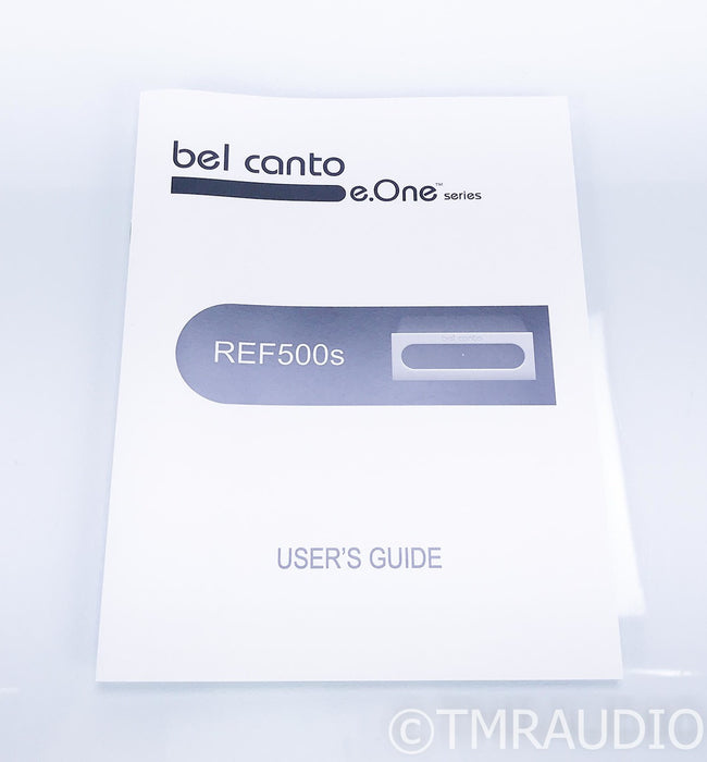 Bel Canto e.One REF500s Stereo Power Amplifier; REF-500S