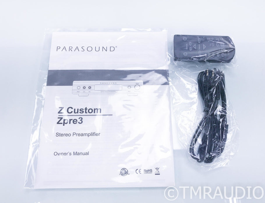 Parasound Zpre3 Stereo Preamplifier; Remote