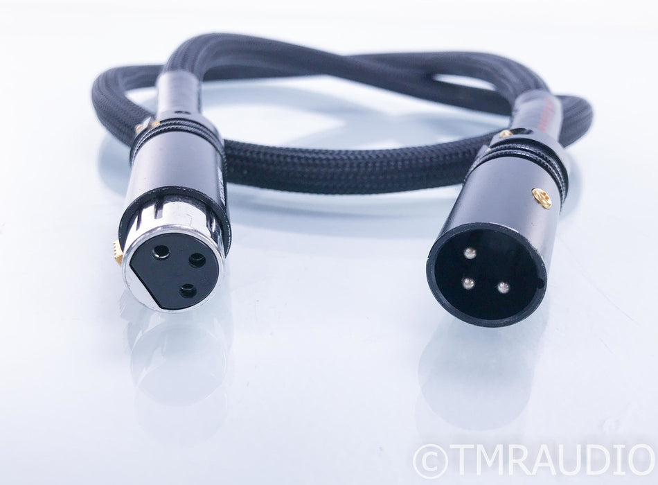 Acoustic Revive XLR-1.0PA II XLR Cables; 1m Pair Balanced Interconnects