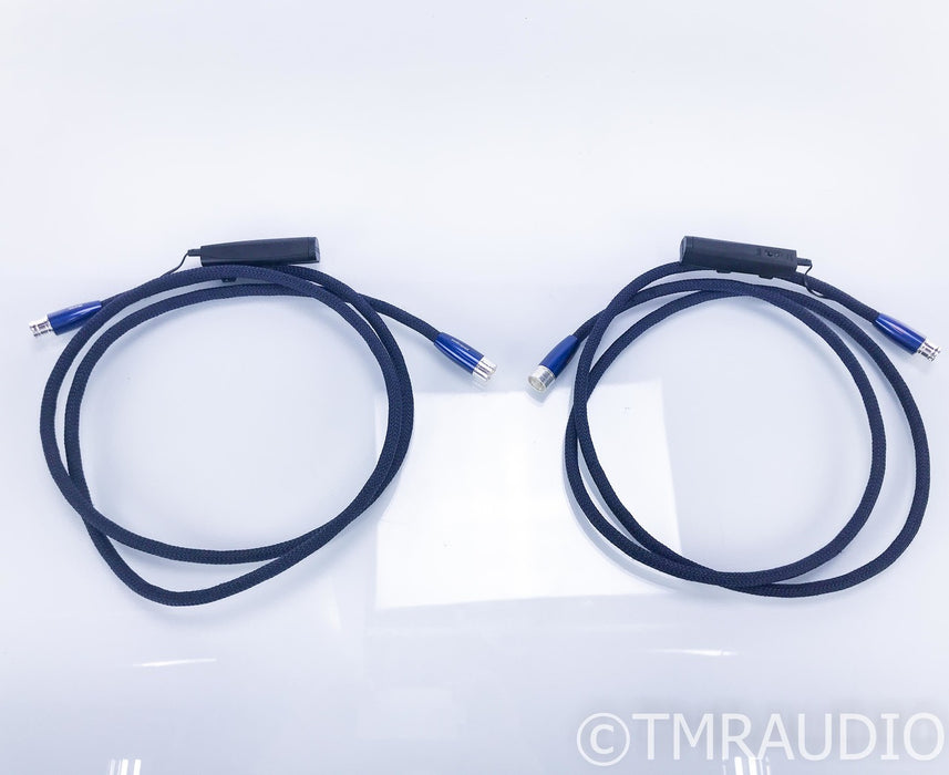 AudioQuest Water XLR Cables; 2m Pair Balanced Interconnects; 72V DBS
