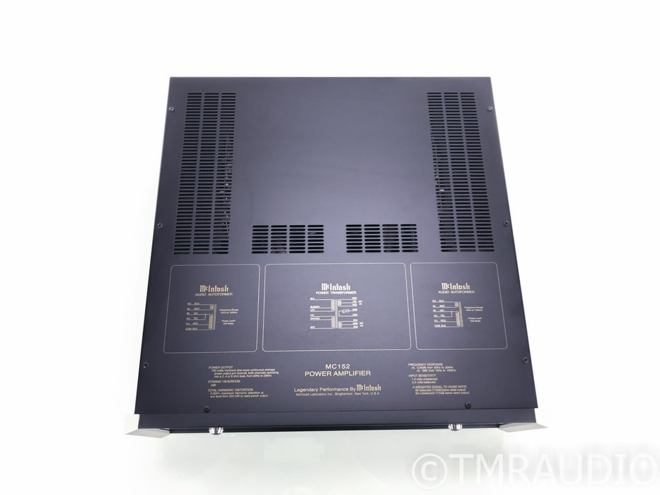 McIntosh MC152 Stereo Power Amplifier; MC-152 (1/2)