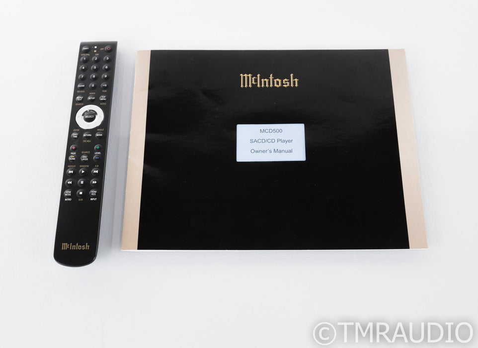 McIntosh MCD500 SACD / CD Player; MCD-500; Remote
