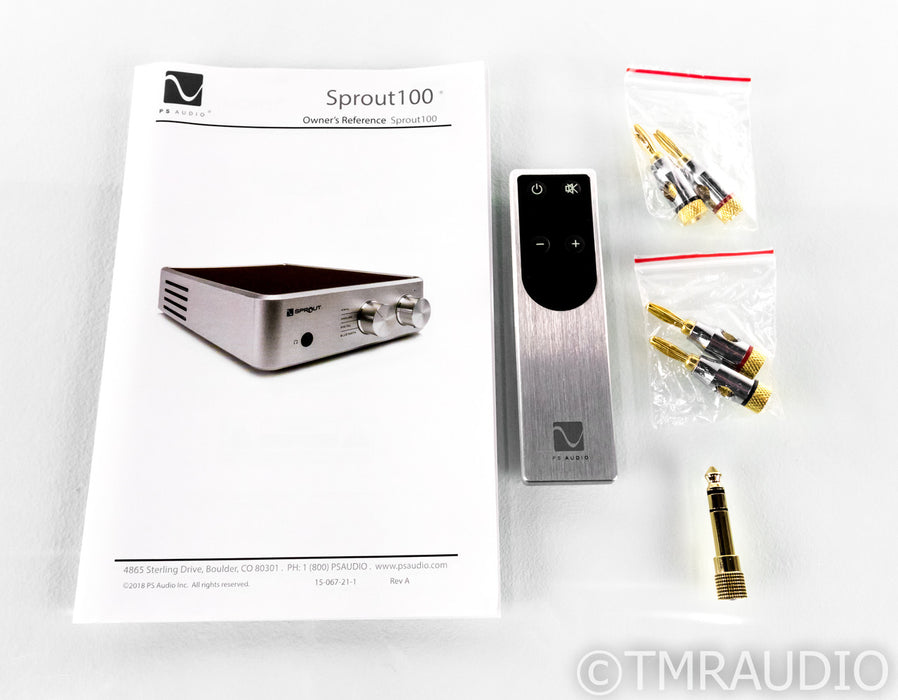 PS Audio Sprout100 Stereo Integrated Amplifier; Remote; Bluetooth (Used)