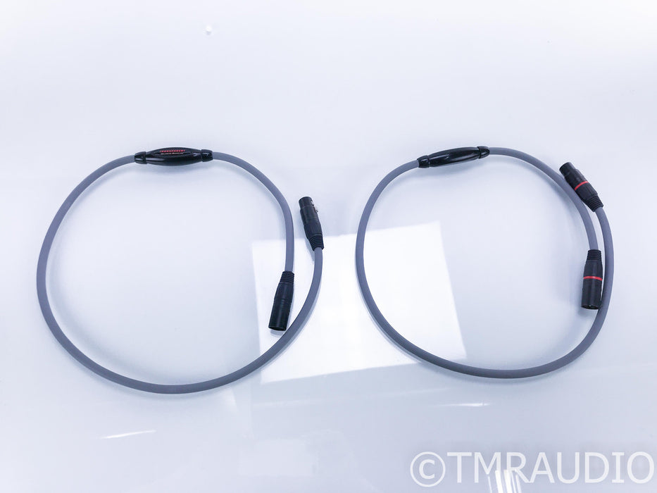 Transparent Balanced MusicLink XLR Cables; 1m Pair Interconnects
