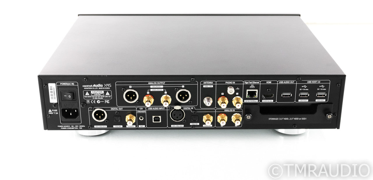 Cocktail Audio CA-X45 Network Streamer / Server; CAX45; Remote