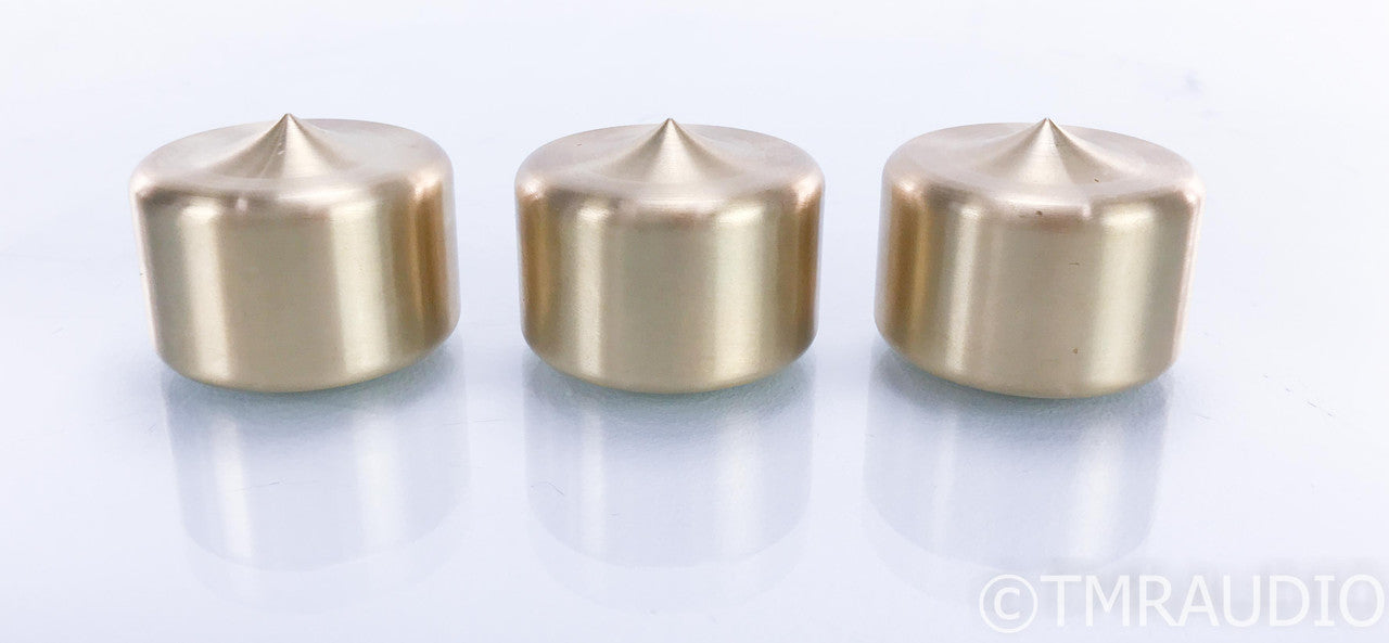 Mapleshade Micropoint Surefeet Brass Isolation Feet; Set of 3