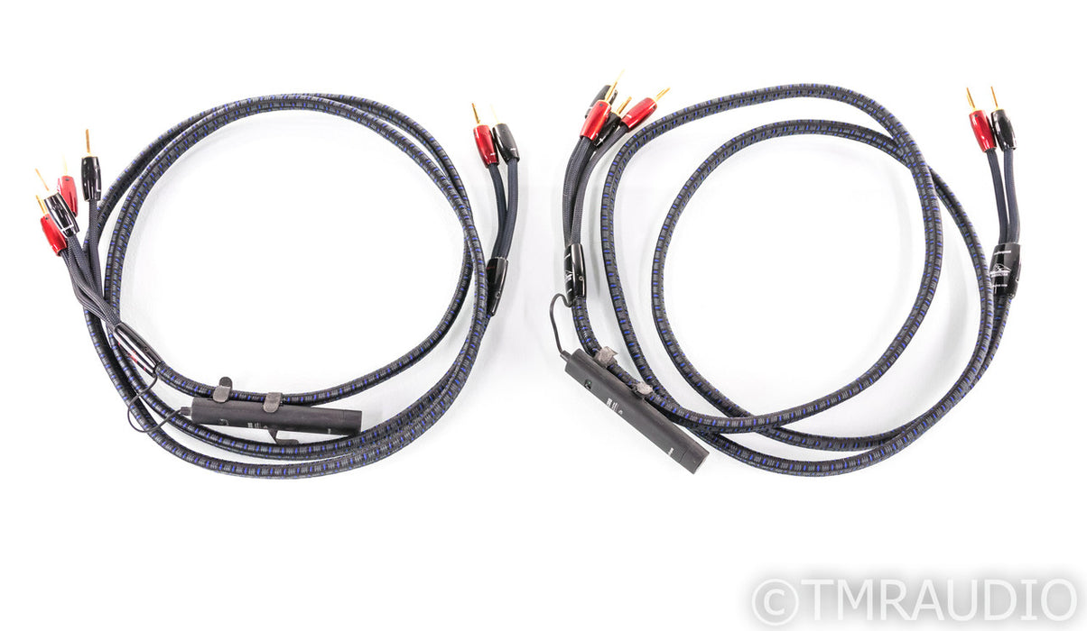 AudioQuest Gibraltar Bi-Wire Speaker Cables; 8ft Pair; 72v DBS
