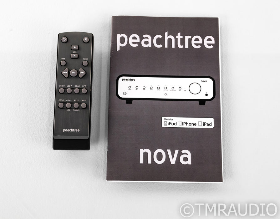 Peachtree Nova300 Stereo Integrated Amplifier; Remote; MM Phono; Ebony Mocha