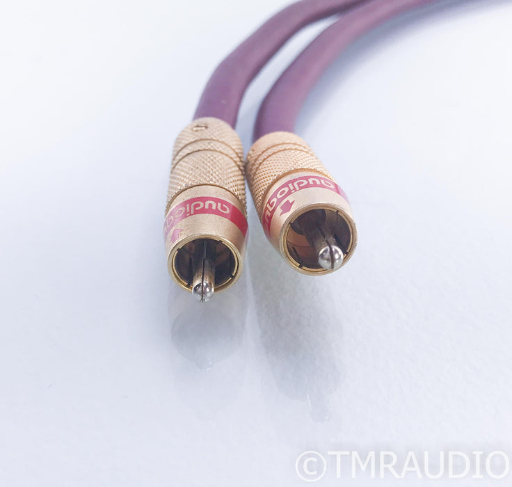 Audioquest Ruby X3 Hyperlitz RCA Cables; 2m Pair Interconnects