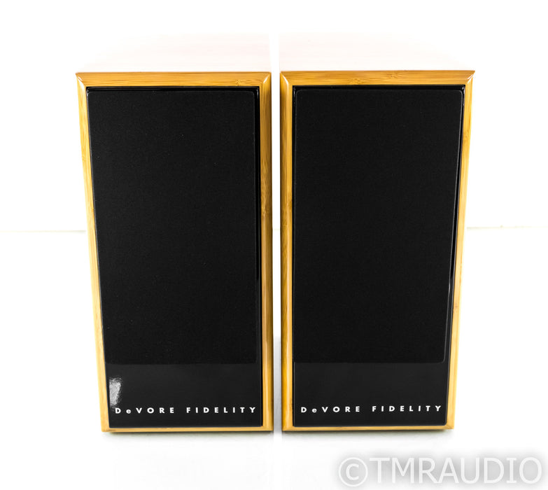 DeVore Fidelity Gibbon 3XL Bookshelf Speakers; Natural Bamboo Pair; 3-XL