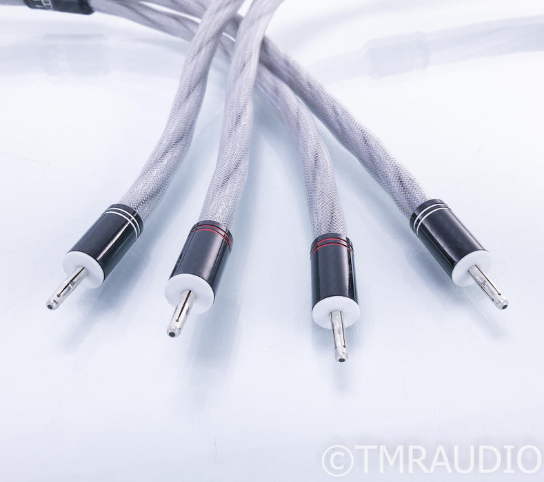 Stealth Audio Reverie Speaker Cables; 2.5m Pair; Silver Banana Terminations