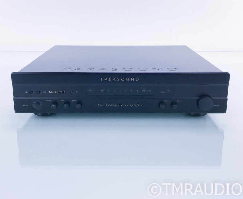 Parasound Model 2100 Stereo Preamplifier; Remote; MM/MC Phono