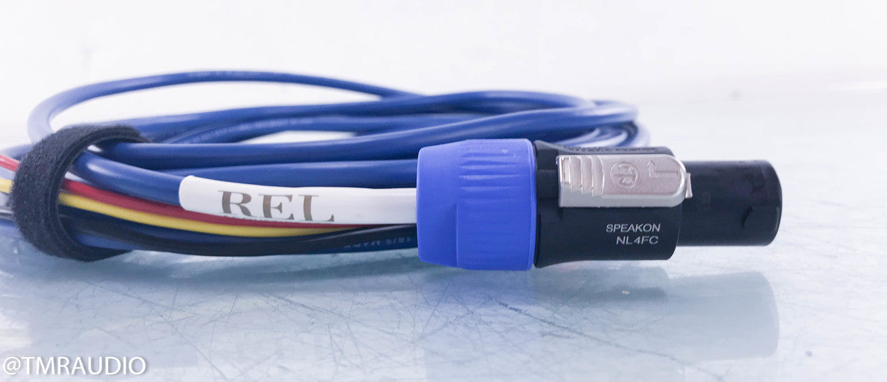 REL Bassline Blue Subwoofer Speakon Cable