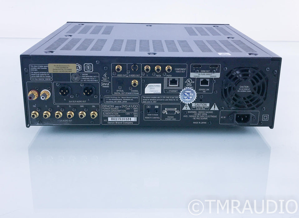 Denon DVD-A1UDCI Universal CD / SACD / DVD Player; Signature Edition Upgrade