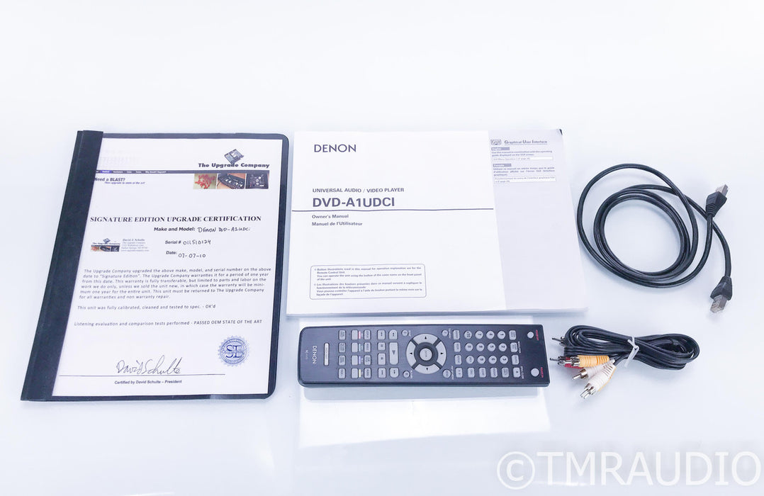Denon DVD-A1UDCI Universal CD / SACD / DVD Player; Signature Edition Upgrade