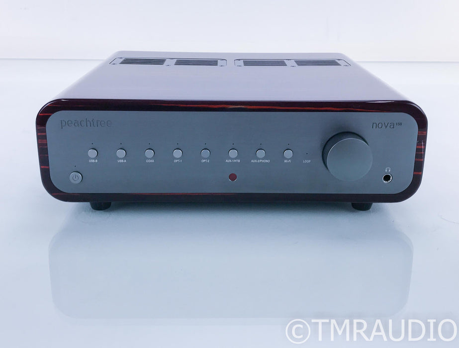 Peachtree Nova 150 Stereo Integrated Amplifier; Gloss Ebony; Remote; MM Phono