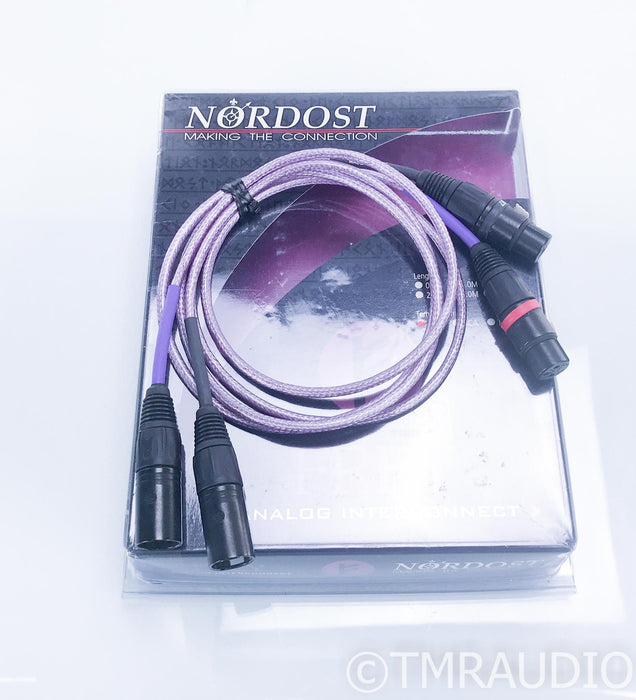 Nordost Frey XLR Cables; 1m Pair Balanced Interconnects