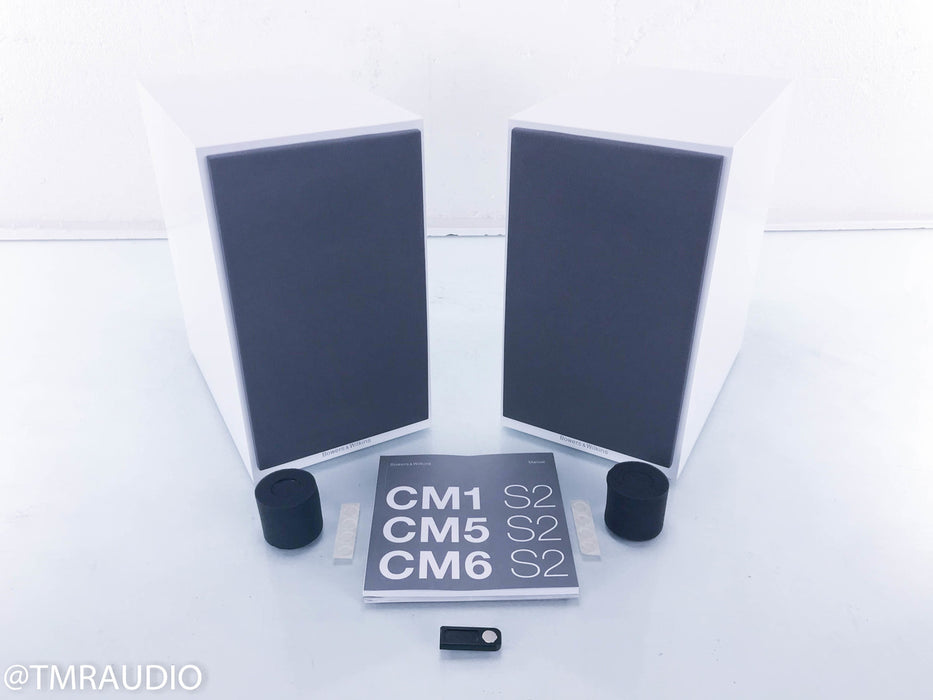 B&W CM1 S2 Bookshelf Speakers