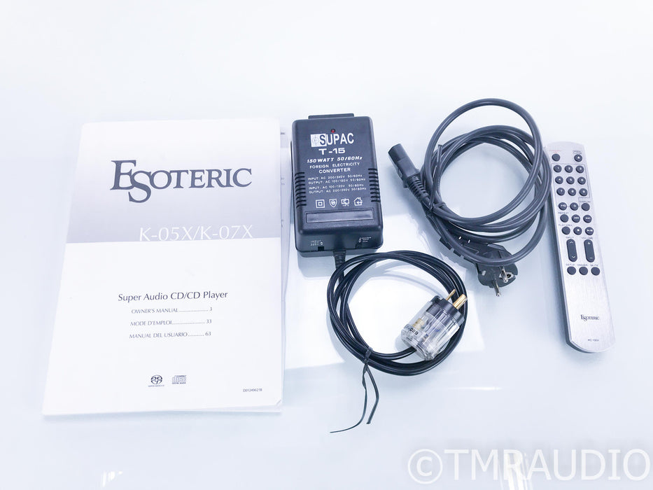 Esoteric K-05X SACD / CD Player; DAC; K05X (230V)
