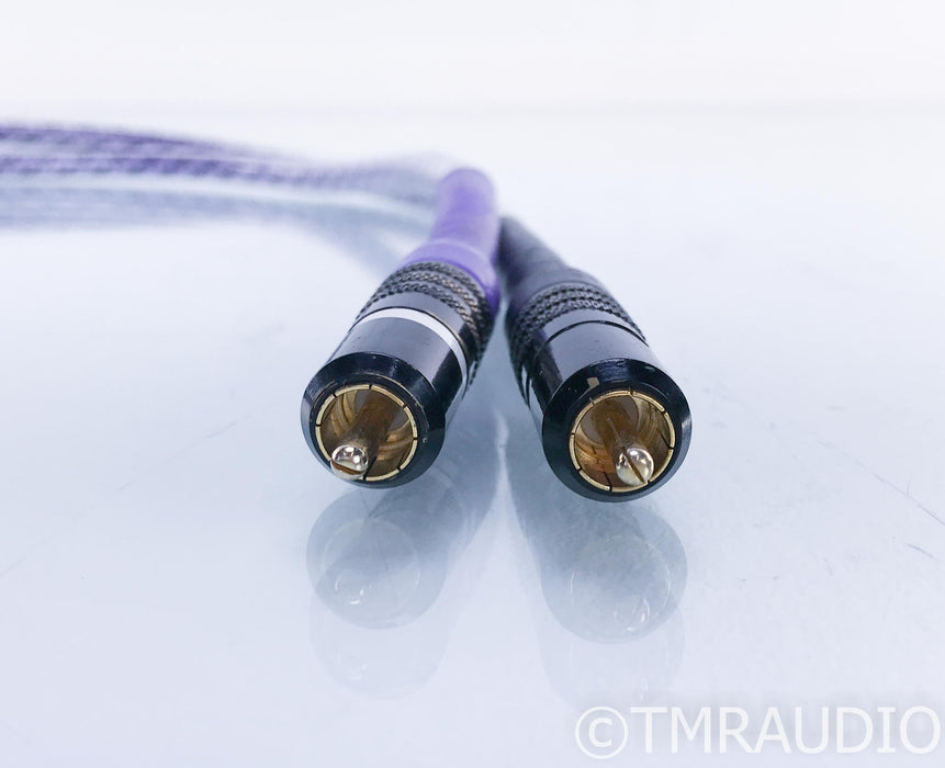 Analysis Plus Solo Crystal Oval RCA Cables; 1m Pair Interconnects