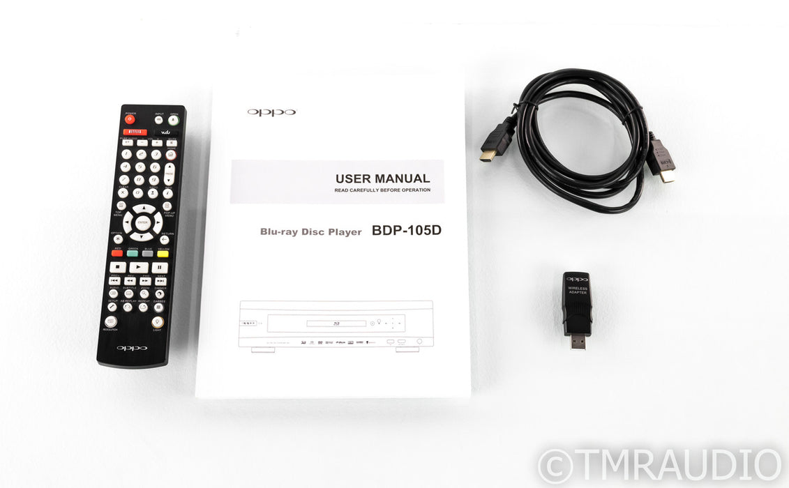 Oppo BDP-105D Universal Blu-Ray Player; BDP105D; Darbee Edition; Remote