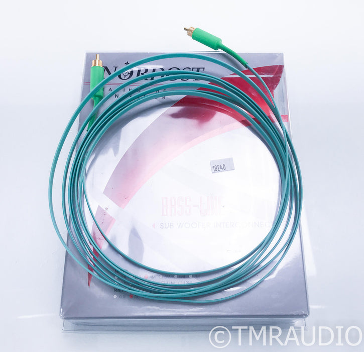 Nordost Bass-Line Subwoofer RCA Interconnect; Single 4m Cable