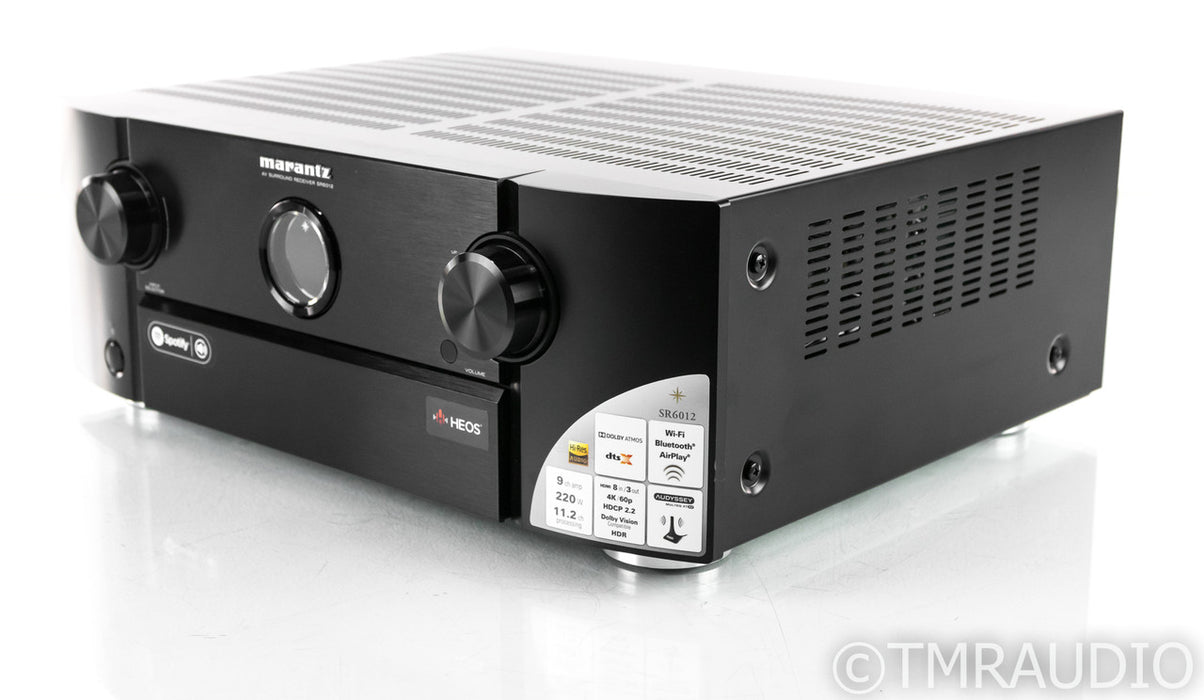 Marantz SR6012 9.2 Channel Home Theater Receiver; SR-6012; Airplay; HEOS