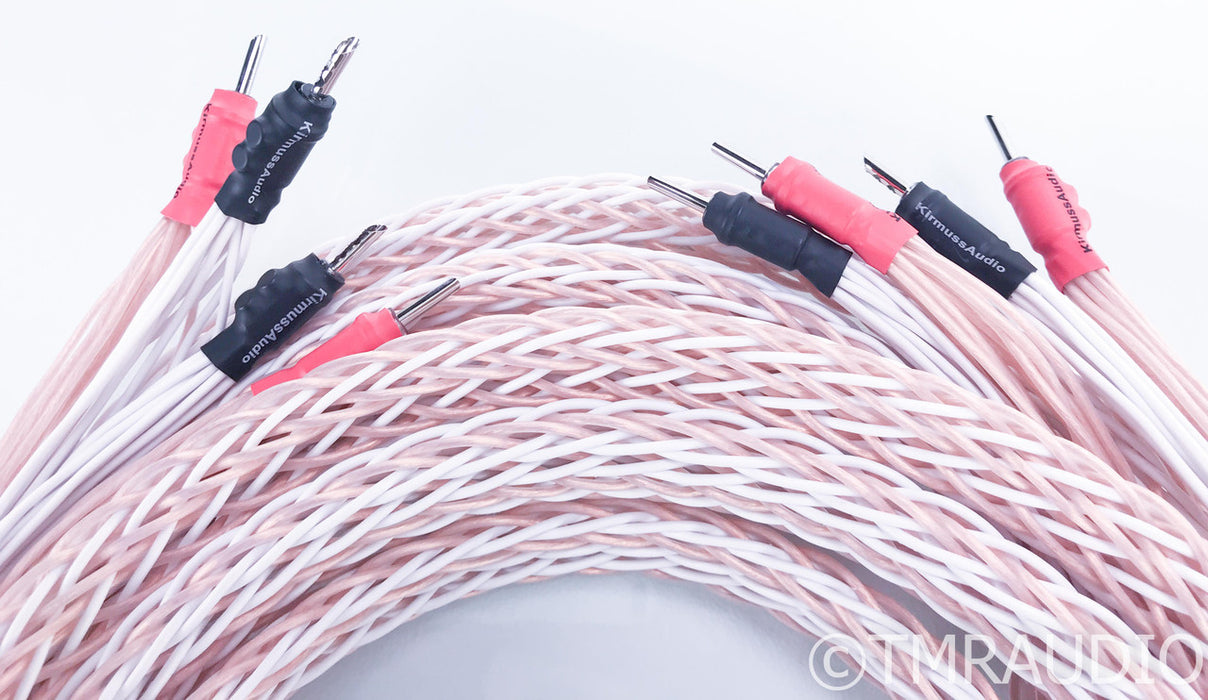 Kirmuss Audio The Adrenaline Speaker Cables; 12ft Pair
