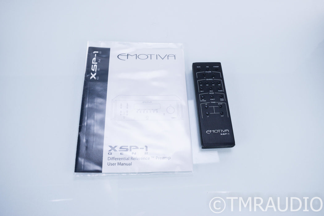 Emotiva XSP-1 Gen 2 Differential Reference Preamplifier; 2.1 Channel