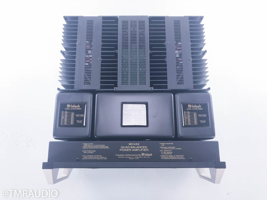 McIntosh MC452 Quad Balanced Stereo Power Amplifier