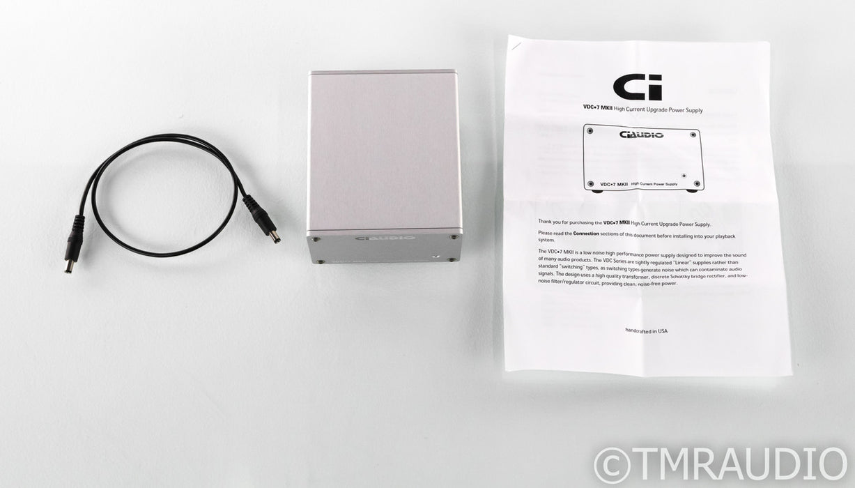 Sonore UltraRendu Network Streamer; CI VDC-7 MKII Power Supply
