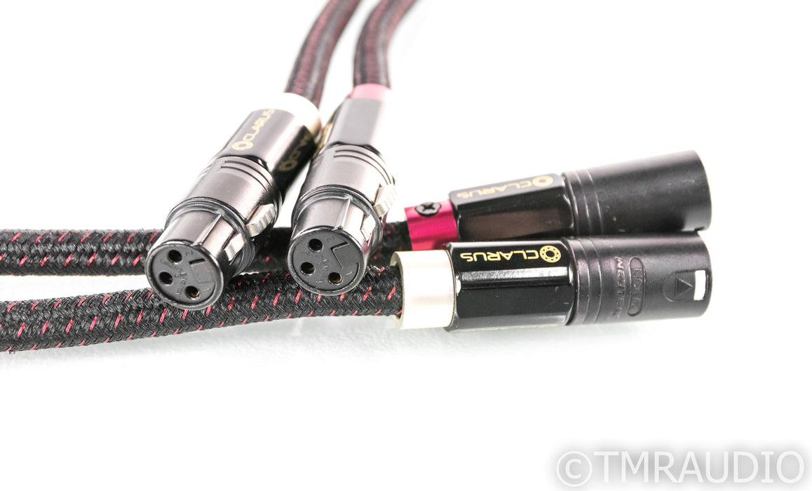 Clarus Cable Crimson CCB-015D XLR Cables; 1.5m Pair Balanced Interconnects