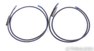 AudioQuest Water RCA Cables; 2m Pair Interconnects; 72v DBS