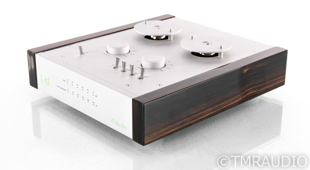E.A.T. E-Glo Petit MM / MC Tube Phono Preamplifier; Macasar Finish