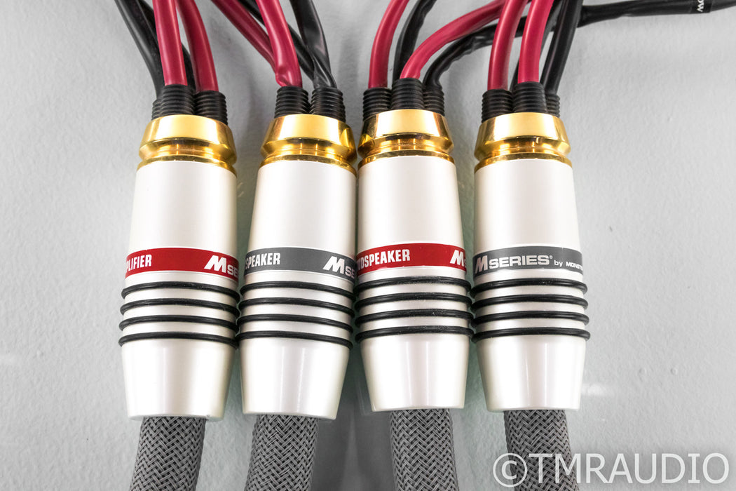 Monster Cable M2.4s Biwire Speaker Cables; 8ft Pair