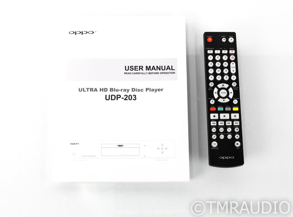 Oppo UDP-203 Universal Blu-Ray Player; UDP203; Remote