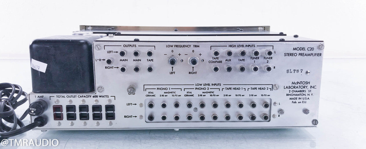 McIntosh C20 Vintage Stereo Tube Preamplifier