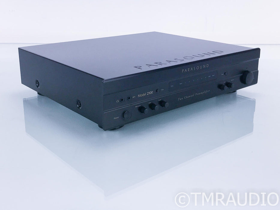 Parasound Model 2100 Stereo Preamplifier; Remote; MM/MC Phono