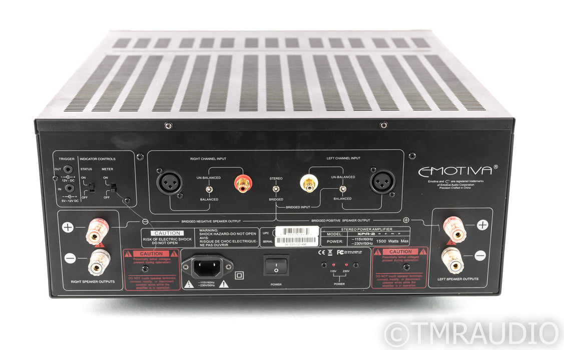 Emotiva XPA-2 Gen 2 Stereo Power Amplifier; XPA2