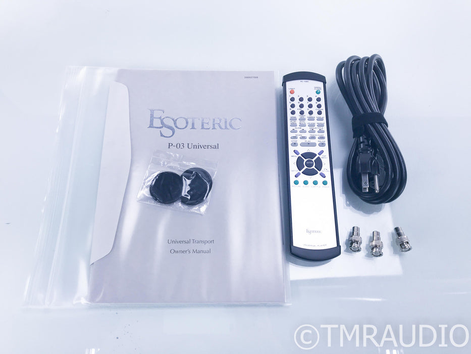 Esoteric P-03 Universal DVD / SACD Transport; P03; Remote