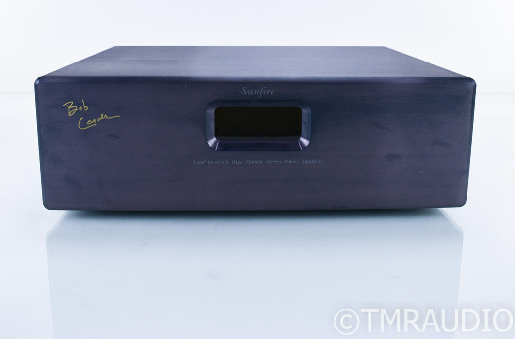 Sunfire Signature Stereo Power Amplifier; Bob Carver; Plinth