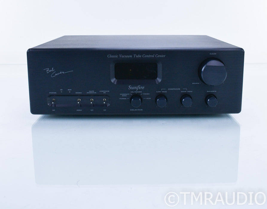 Sunfire Classic Vacuum Tube Control Center Preamplifier; MM / MC Phono; Plinth
